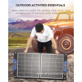 200W Foldable Solar Panel For Outdoor Battery Charging